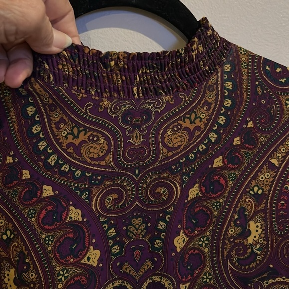 Show Me Your Mumu Junebug Purple Paisley Dress Size Small - Picture 3 of 8